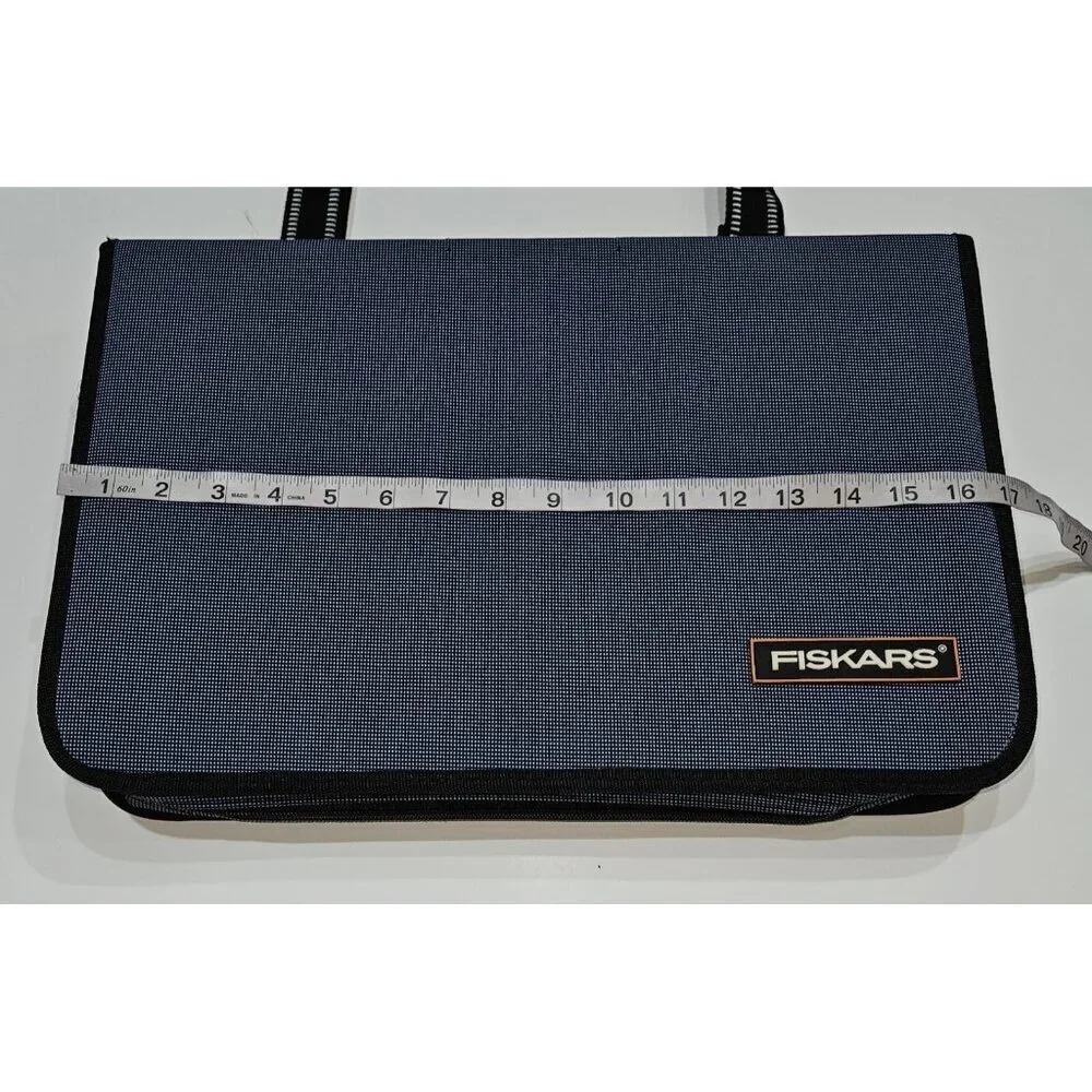 Fiskars Blue Craft Scrapbooking Tote Bag Storage 17